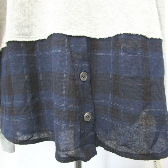 Wilt Womens Layered Long Sleeve Sweatshirt Top XS - Picture 3 of 8